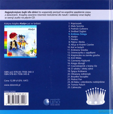 Najpiękniejsze bajki dla dzieci 05: Królowa Śniegu [AUDIOBOOK] [książka]+[CD]
