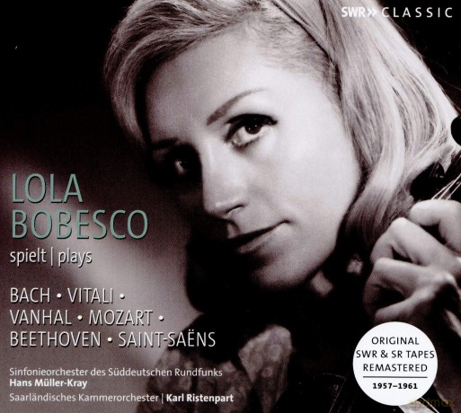 Lola Bobesco: Lola Bobesco Plays Bach. Vitali. Vanhal. Mozart. Beethoven. Saint-Saens (Recordings 1957-1961) [3CD]