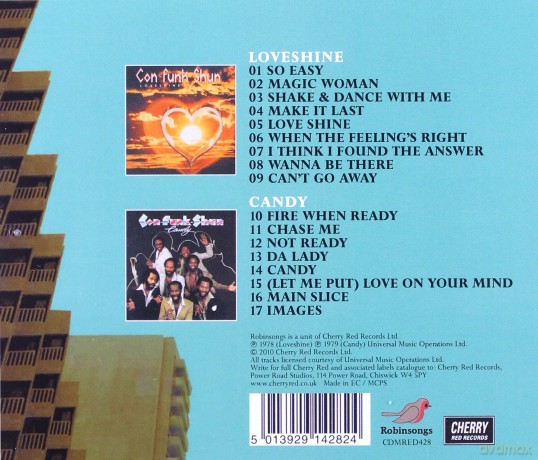 Con Funk Shun: Loveshine/Candy [CD]