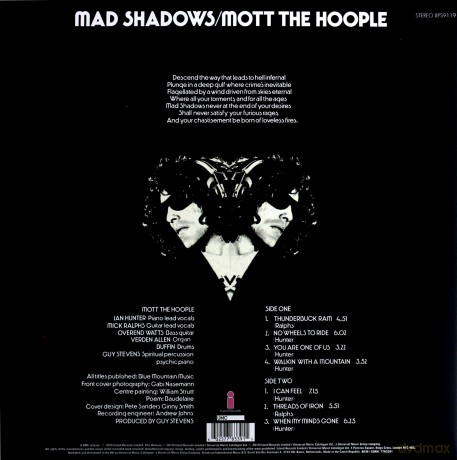 Mott The Hoople: Mad Shadows [Winyl]