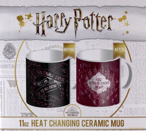 Harry Potter: Marauder Map Kubek zmieniający kolor
