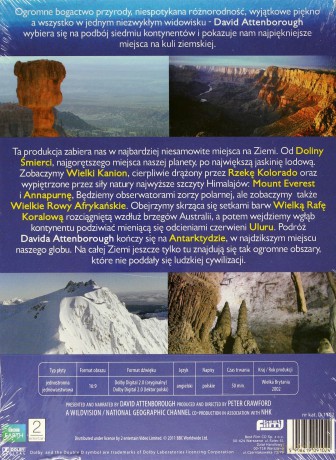 David Attenborough Przedstawia: Największe cuda przyrody (digipack) [DVD]