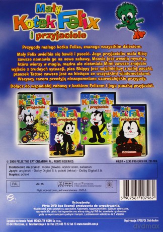 Mały kotek Felix i przyjaciele [BOX] [4DVD]