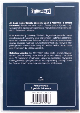 Ali Baba i czterdziestu zbójców. Baśń o Aladynie i o lampie cudownej - Bolesław Leśmian [AUDIOBOOK] [CD-MP3]