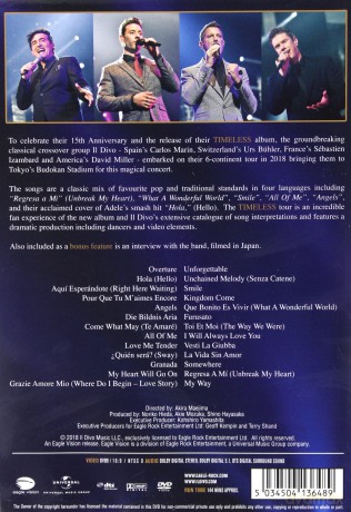 Il Divo: Timeless Live In Japan [DVD]