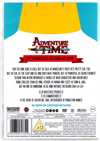 Adventure Time Season 2 (Pora na przygodę) [2DVD]