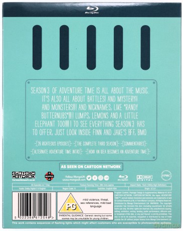 Adventure Time Season 3 (Pora na przygodę) [Blu-Ray]