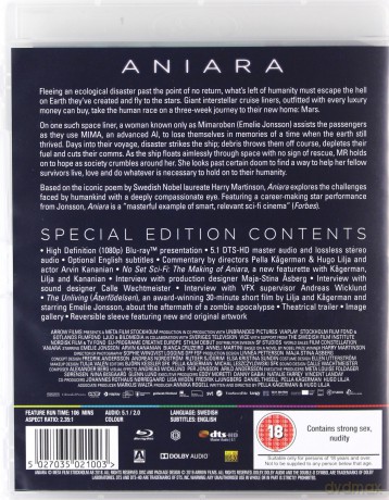 Aniara [Blu-Ray]