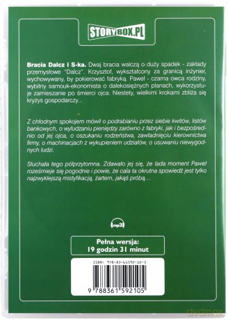 Bracia Dalcz i S-ka - Tadeusz Dołęga-Mostowicz [AUDIOBOOK] [CD-MP3]