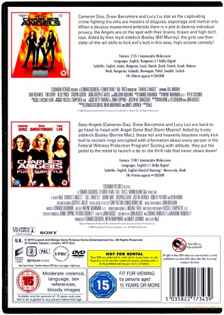 Charlie's Angels 1 & 2 (2000 & Full Throttle) (Aniołki Charliego 1-2) [2DVD]