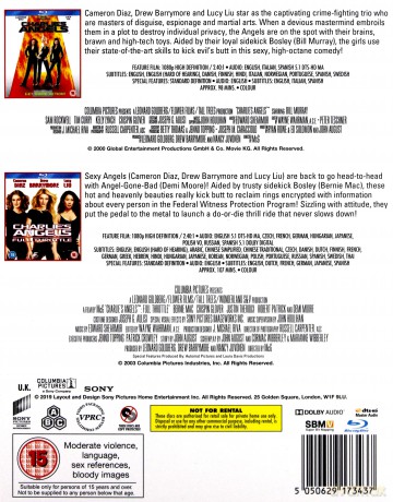 Charlie's Angels 1 & 2 (2000 & Full Throttle) (Aniołki Charliego 1-2) [2xBlu-Ray]