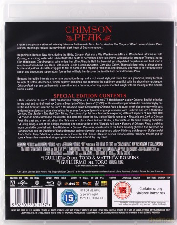 Crimson Peak (Wzgórze krwi) [Blu-Ray]