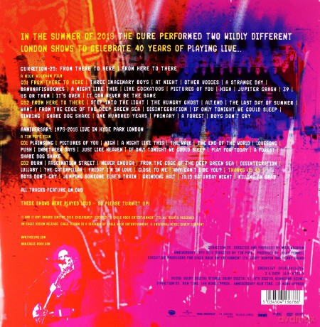 The Cure: Curaetion 25 - Anniversary (Limited) [BOX] [4CD]+[2DVD]