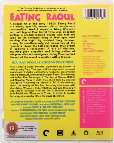 Eating Raoul (1995) (Criterion Collection) (Oberża) [Blu-Ray]