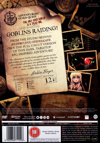 Goblin Slayer Season 1 [2DVD]