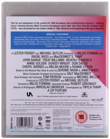 Hair (40th Anniversary Edition) [Blu-Ray]+[DVD]