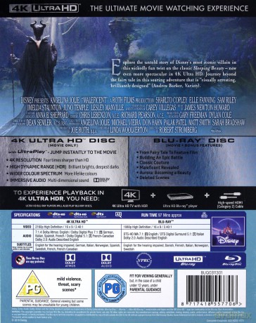 Maleficent (Czarownica) (Disney) [Blu-Ray 4K]+[Blu-Ray]