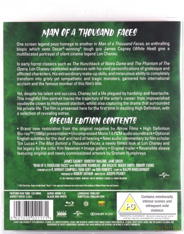 Man Of A Thousand Faces (Czlowiek o tysiacu twarzy) [Blu-Ray]