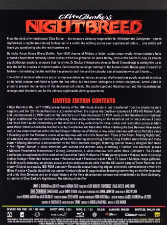 Nightbreed (Limited) (Nocne plemię) [Blu-Ray]