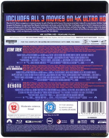 Star Trek (2009) / Star Trek Into Darkness / Star Trek Beyond - Kelvin Timeline (Star Trek / W ciemność. Star Trek / Star Trek: W nieznane) [3xBlu-Ray 4K]+[3xBlu-Ray]