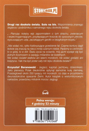 Drugi raz dookoła świata. Solo na bis - Krzysztof Baranowski [AUDIOBOOK] [CD-MP3]