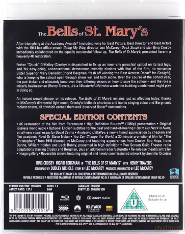 The Bells of St Mary's (Dzwon Najświętszej Marii Panny) [Blu-Ray]