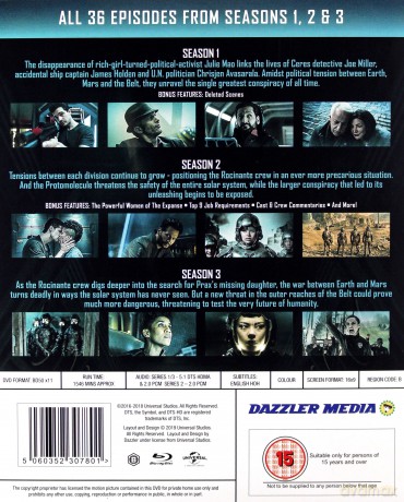 The Expanse: Season 1-3 [9xBlu-Ray]