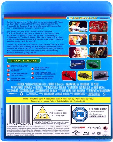 Thunderbirds - The Movie [Blu-Ray]