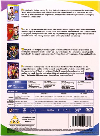 Toy Story 1-4 Complete [4DVD]