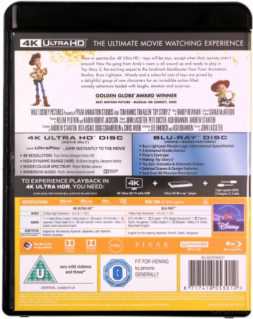 Toy Story 2 [Blu-Ray 4K]+[Blu-Ray]