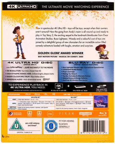 Toy Story 2 [Blu-Ray 4K]+[Blu-Ray]