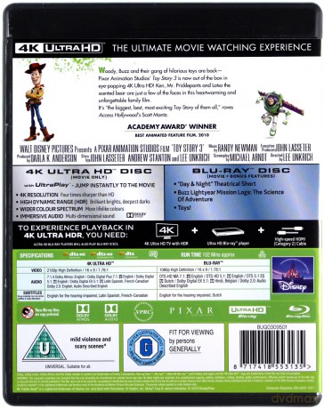 Toy Story 3 [Blu-Ray 4K]+[Blu-Ray]