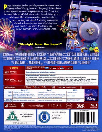 Toy Story 4 (Disney) [Blu-Ray 3D]+[Blu-Ray]