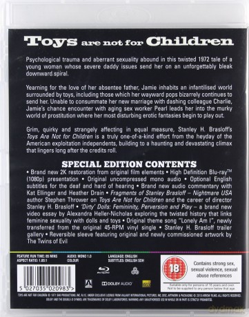 Toys Are Not For Children [Blu-Ray]