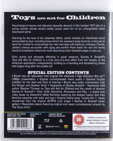 Toys Are Not For Children [Blu-Ray]