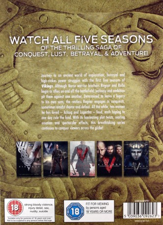 Vikings Season 1-5 (Wikingowie) [21DVD]