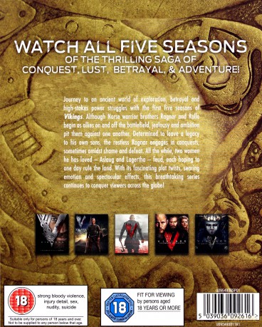 Vikings Season 1-5 (Wikingowie) [Blu-Ray]