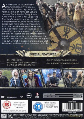 Vikings Season 5 Volume 2 (Wikingowie) [DVD]