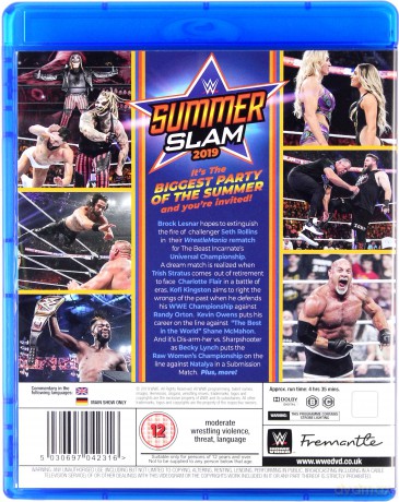 WWE: Summerslam 2019 [Blu-Ray]