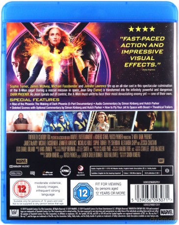 X-Men: Dark Phoenix (X-Men: Mroczna Phoenix) [Blu-Ray]