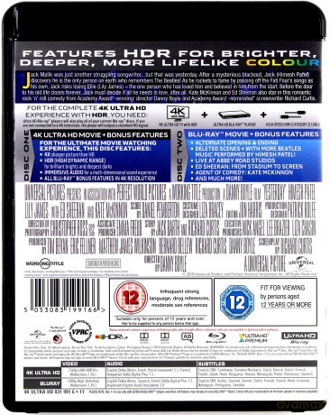 Yesterday [Blu-Ray 4K]+[Blu-Ray]