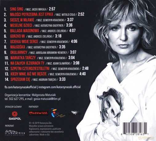 Katarzyna Żak: Miłosna Osiecka [CD]