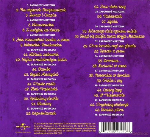 Piotr Fronczewski: Wiersze i Bajki Czyta Piotr Fronczewski Część 2 [CD]