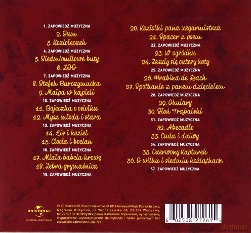 Wiktor Zborowski: Wiersze i Bajki Czyta Wiktor Zborowski Część 2 [CD]