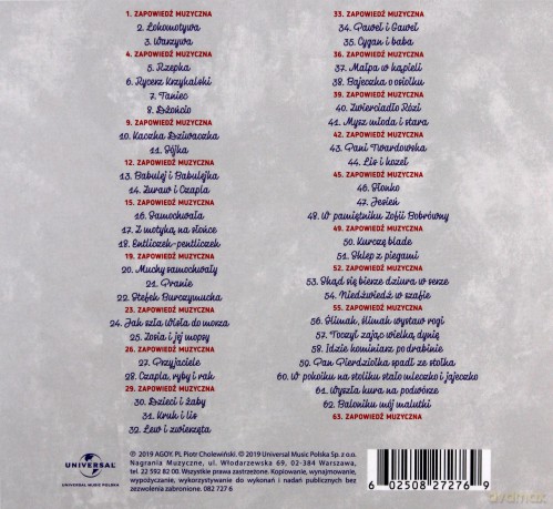 Wiersze i Bajki, Rymowanki Krystyna Janda, Maciej Damięcki, Wiktor Zborowsi [CD]
