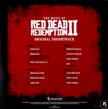 The Music Of Red Dead Redemption II soundtrack [2xWinyl]