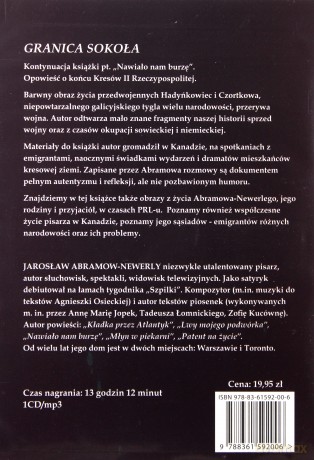 Granica Sokoła - Jarosław Abramow-Newerly [AUDIOBOOK] [CD-MP3]
