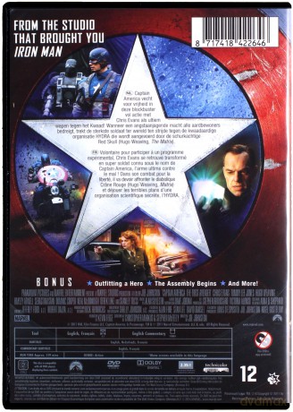 Captain America: The first Avenger (Kapitan Ameryka: Pierwsze starcie) [DVD]