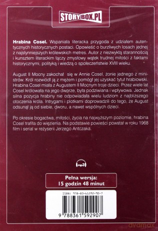 Hrabina Cosel - Józef Ignacy Kraszewski [AUDIOBOOK] [CD-MP3]
