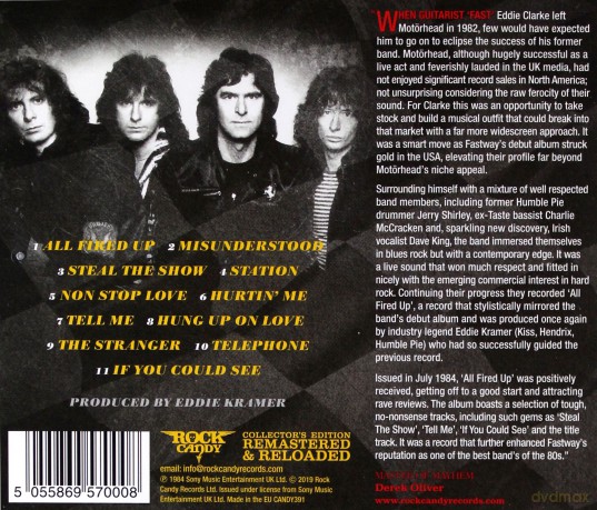 Fastway: All Fired Up [CD]